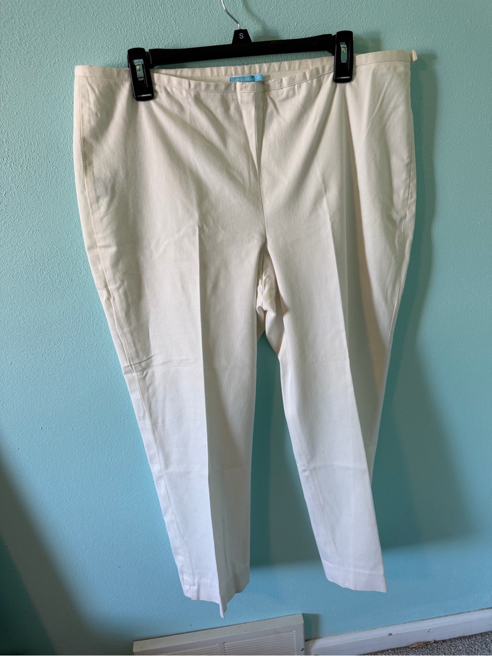 J. McLaughlin Women’s white cotton Side zip size 14 vacation coastal lux